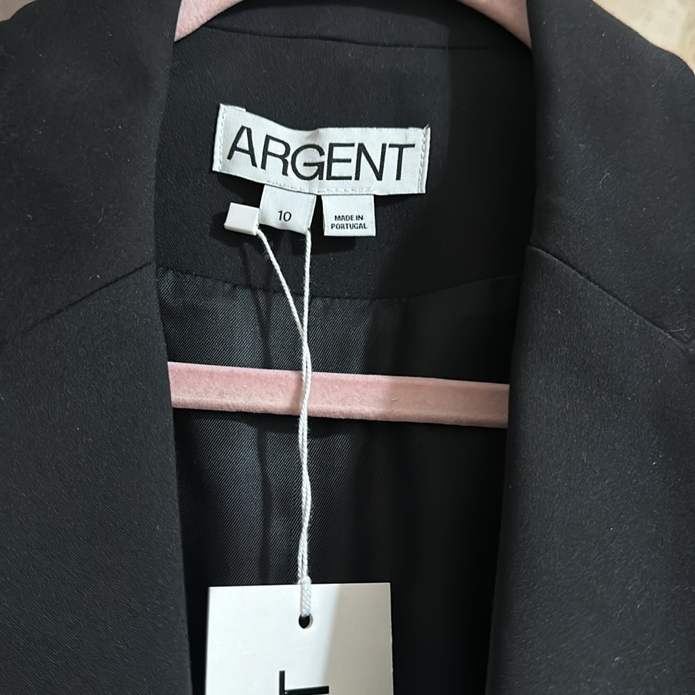 Argent Women's Black Double-Breasted Blazer - Picture 8 of 8
